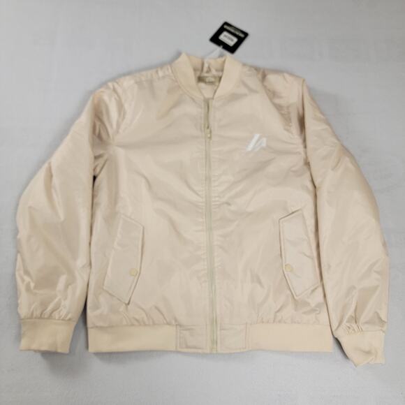 Classic Other - CLSC Mens Sucks to Suck Varsity Script Jacket 'LA' Beige Sz M NWT (685)